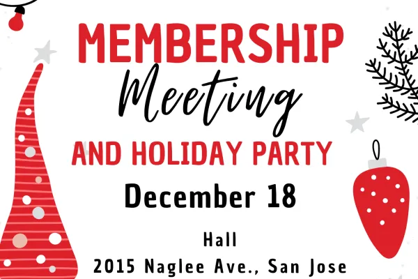 9423 Membership Meeting & Holiday Party
